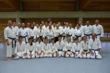 le groupe du SHOTO-KARATE-CLUB